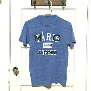 LTD Ed. Marc Jacobs Heather Blue Paris Graphic Tee